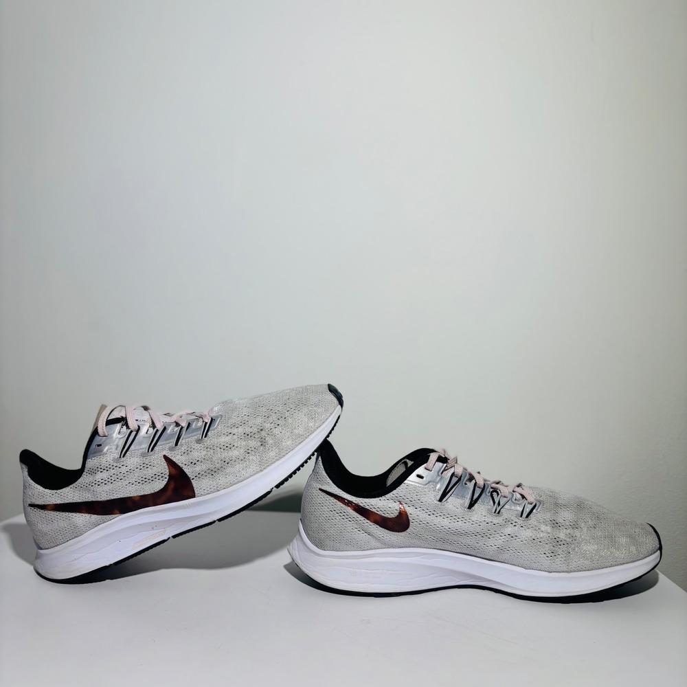 Nike Air Zoom Pegasus 36 Ivory Gray Pattern CU4822-001 Running Sneakers Size 9.5 - Picture 2 of 8